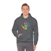 Chill Stitch –Tie-dye Peace Hand - Unisex Hooded Hoodie Sweatshirt – Embrace Your Vibe