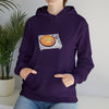 Pizza Scratch Record Player Sweatshirt | Abstract Unisex Hooded Hoodie Sweatshirt