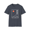 Abstract Sun Multiple Peaks Shapes V5 | Unisex Soft Style Tee T-Shirt | Embrace Your Vibe