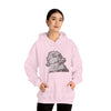 Ludwig van Beethoven Symphony Music | Unisex Hooded Hoodie Sweatshirt | Embrace Your Vibe | Calligram Word Design