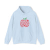 Teacher Life Sweatshirt | Teaching Flower Apple | Unisex Hooded Hoodie Sweatshirt
