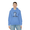 Bill Gates | Unisex Hooded Hoodie Sweatshirt | Embrace Your Vibe | Calligram Word Design
