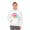 Chill Stitch – Girl Power Tie-Dye - Unisex Hooded Hoodie Sweatshirt – Embrace Your Vibe