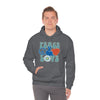 Chill Stitch – Peace & Love - Unisex Hooded Hoodie Sweatshirt – Embrace Your Vibe