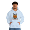 Halloween Sweatshirt | Happy Halloween Scary Pumpkin | Unisex Hooded Hoodie Sweatshirt