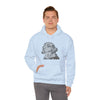 Ludwig van Beethoven Symphony Music | Unisex Hooded Hoodie Sweatshirt | Embrace Your Vibe | Calligram Word Design