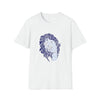 Mick Jagger Music Stones | Unisex Soft Style Tee T-Shirt | Calligram Word Design
