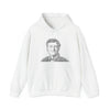 Bill Gates | Unisex Hooded Hoodie Sweatshirt | Embrace Your Vibe | Calligram Word Design