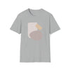 Abstract Blocks Egg Shapes V19 | Unisex Soft Style Tee T-Shirt | Embrace Your Vibe