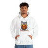 Halloween Sweatshirt | Happy Halloween Scary Pumpkin | Unisex Hooded Hoodie Sweatshirt