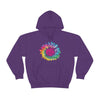 Chill Stitch – Girl Power Tie-Dye - Unisex Hooded Hoodie Sweatshirt – Embrace Your Vibe