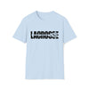 Lacrosse Shirt | Intercrosse Athlete Silhouettes | Unisex Soft Style T-Shirt
