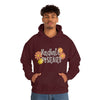 Chill Stitch – Radiate Positivity - Unisex Hooded Hoodie Sweatshirt – Embrace Your Vibe