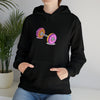 Doughnut Barbell Foodie Sweatshirt | Abstract Unisex Hooded Hoodie Sweatshirt