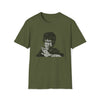 Bruce Lee | Unisex Soft Style Tee T-Shirt | Embrace Your Vibe | Calligram Word Design