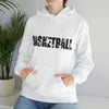 Basketball B-Ball Silhouette Sport | Unisex Hooded Hoodie Sweatshirt | Embrace Your Vibe