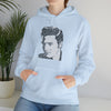 Elvis Presley Music Rock Roll | Unisex Hooded Hoodie Sweatshirt | Embrace Your Vibe | Calligram Word Design