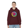 Chill Stitch – Girl Power Tie-Dye - Unisex Hooded Hoodie Sweatshirt – Embrace Your Vibe