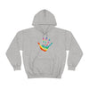 Chill Stitch –Tie-dye Peace Hand - Unisex Hooded Hoodie Sweatshirt – Embrace Your Vibe