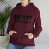 Ballet Dance Silhouette Sport | Unisex Hooded Hoodie Sweatshirt | Embrace Your Vibe
