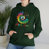 Hippie Sweatshirt | Soul Rainbow Color Wheel Splash | Unisex Hooded Hoodie Sweatshirt