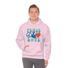 Chill Stitch – Peace & Love - Unisex Hooded Hoodie Sweatshirt – Embrace Your Vibe