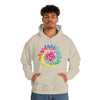 Chill Stitch – Girl Power Tie-Dye - Unisex Hooded Hoodie Sweatshirt – Embrace Your Vibe