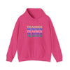 Teacher Life Sweatshirt | Teaching Teacher Repeat | Unisex Hooded Hoodie Sweatshirt
