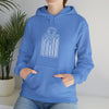 Astrocode Space Funny Astronaut | Abstract | Minimalist | Modern | Unisex Hooded Hoodie Sweatshirt | Embrace Your Vibe