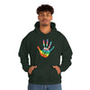 Chill Stitch –Tie-dye Peace Hand - Unisex Hooded Hoodie Sweatshirt – Embrace Your Vibe