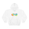 Chill Stitch – VW Tie-dye Van - Unisex Hooded Hoodie Sweatshirt – Embrace Your Vibe