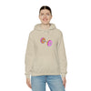 Doughnut Barbell Foodie Sweatshirt | Abstract Unisex Hooded Hoodie Sweatshirt