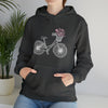 Bicycle Wildflower Basket Bike Biking | Unisex Hooded Hoodie Sweatshirt | Embrace Your Vibe
