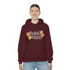 Chill Stitch – Radiate Positivity - Unisex Hooded Hoodie Sweatshirt – Embrace Your Vibe