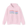Teacher Life Sweatshirt | Teaching Vibes Waves | Unisex Hooded Hoodie Sweatshirt