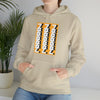 Abstract Shapes V1 Horizontal Scribe | Abstract | Minimalist | Modern Unisex Hooded Hoodie Sweatshirt | Embrace Your Vibe