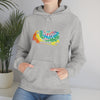 Chill Stitch – VW Tie-dye Van - Unisex Hooded Hoodie Sweatshirt – Embrace Your Vibe