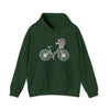Bicycle Wildflower Basket Bike Biking | Unisex Hooded Hoodie Sweatshirt | Embrace Your Vibe