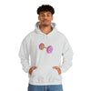 Doughnut Barbell Foodie Sweatshirt | Abstract Unisex Hooded Hoodie Sweatshirt