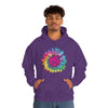 Chill Stitch – Girl Power Tie-Dye - Unisex Hooded Hoodie Sweatshirt – Embrace Your Vibe