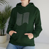 Abstract Shapes V3 Wave Lines | Abstract | Minimalist | Modern Unisex Hooded Hoodie Sweatshirt | Embrace Your Vibe