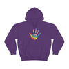 Chill Stitch –Tie-dye Peace Hand - Unisex Hooded Hoodie Sweatshirt – Embrace Your Vibe