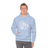 Always Take Scenic Route Compass Camping Hiking | Unisex Hooded Hoodie Sweatshirt | Embrace Your Vibe