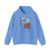 Abstract Shapes V11 Flower Pot Sun Rain | Abstract | Minimalist | Modern | Unisex Hooded Hoodie Sweatshirt | Embrace Your Vibe