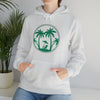 Beach Sweatshirt | Tree of Life Palm Beach | Unisex Hooded Hoodie Sweatshirt