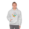 Chill Stitch –Tie-dye Peace Hand - Unisex Hooded Hoodie Sweatshirt – Embrace Your Vibe