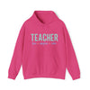 Teacher Life Sweatshirt | Teaching Love Inspire Care Educator | Unisex Hooded Hoodie Sweatshirt