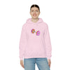 Doughnut Barbell Foodie Sweatshirt | Abstract Unisex Hooded Hoodie Sweatshirt