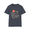 Abstract Lines Circles Shapes V2 | Unisex Soft Style Tee T-Shirt | Embrace Your Vibe