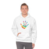 Chill Stitch –Tie-dye Peace Hand - Unisex Hooded Hoodie Sweatshirt – Embrace Your Vibe